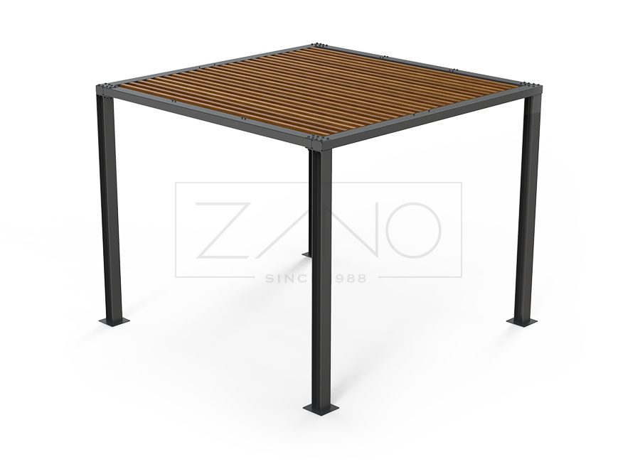 Pergolă 3 x 3 m 22.001.1 | oțel carbon