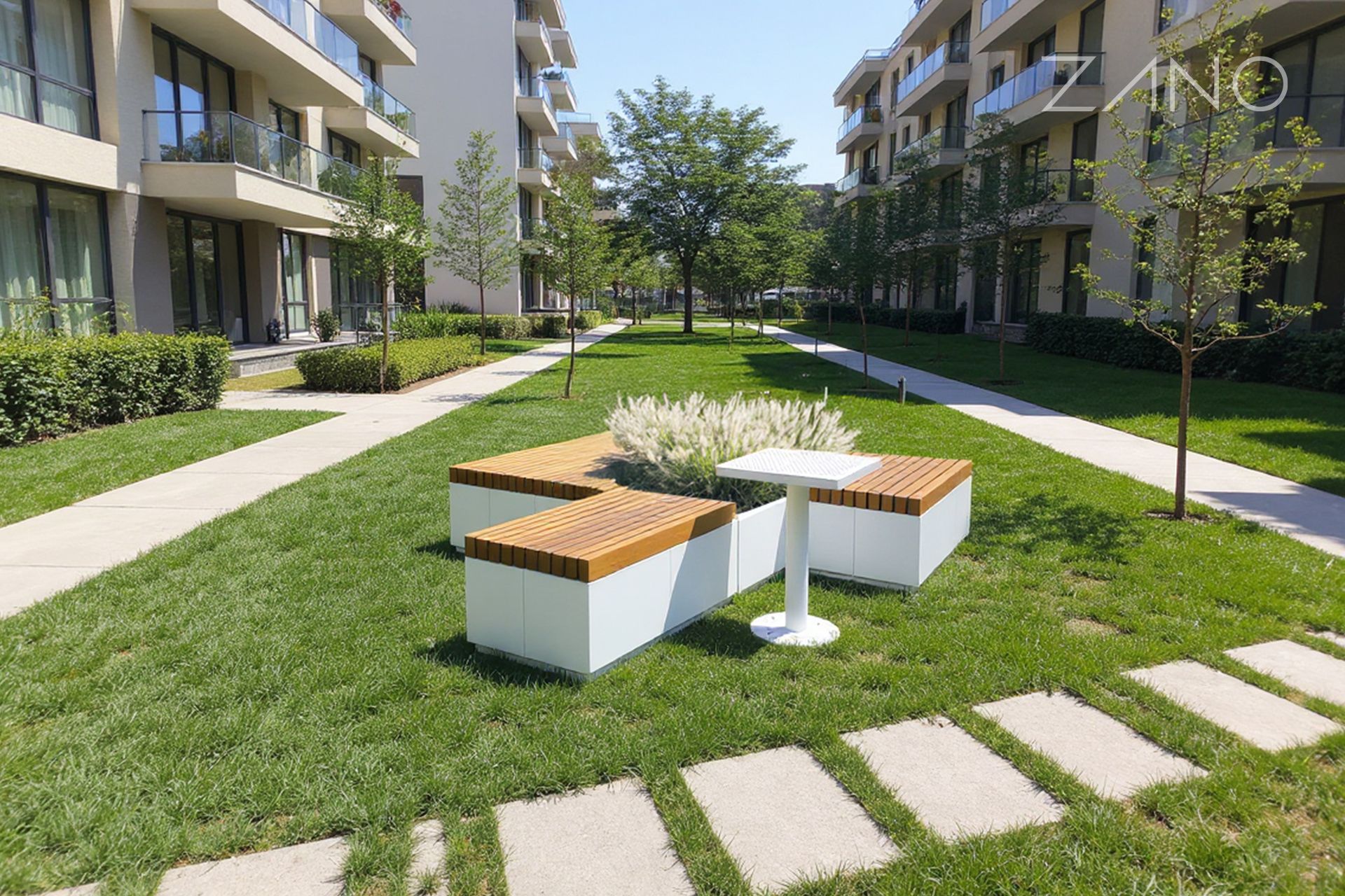Mobilier modular pentru parcuri