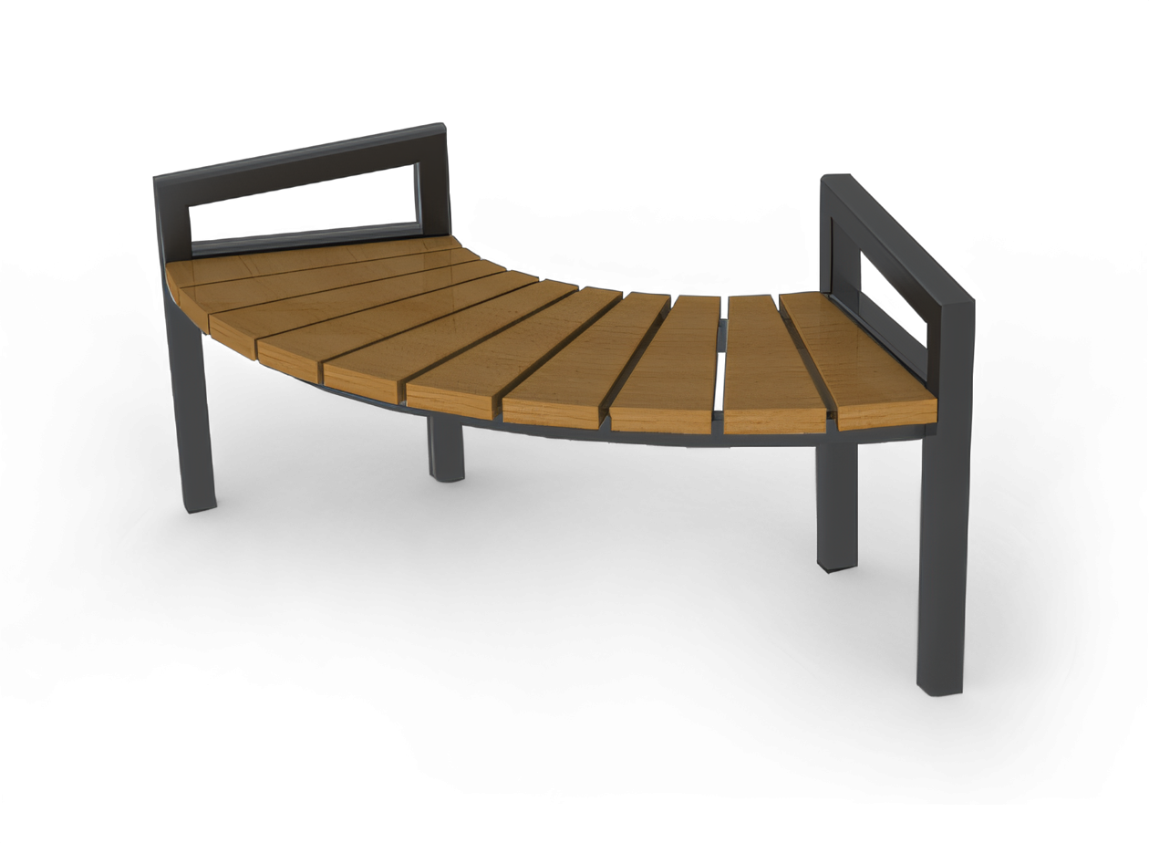 bănci semicirculare pentru centre comerciale