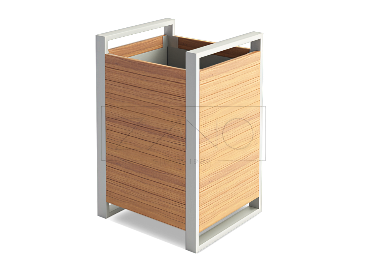 06.041 este o oală modernă cu o formă clasică, bazată pe o combinație modernă de oțel și lemn.