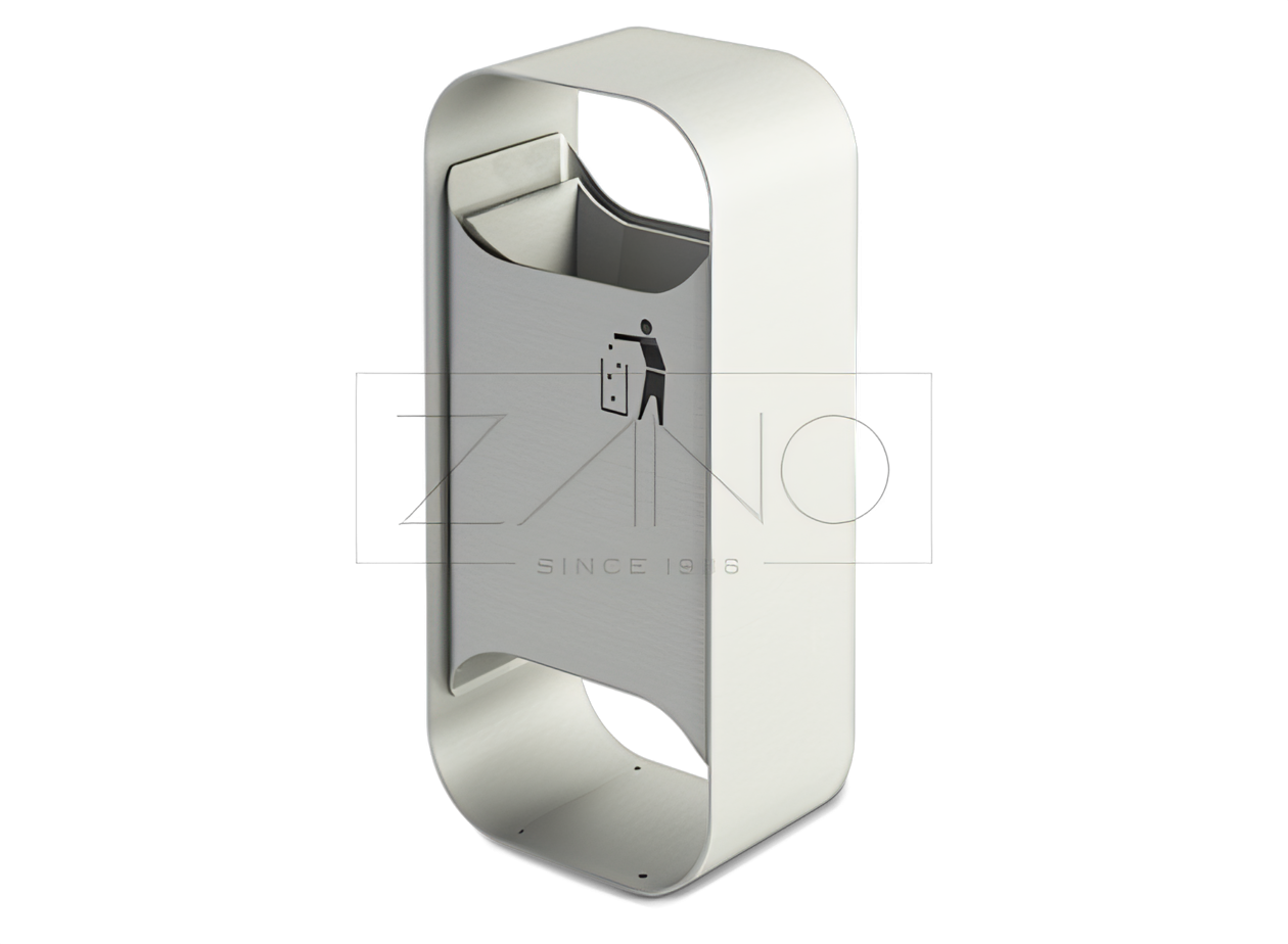 Coș modern Clipo din oțel inoxidabil