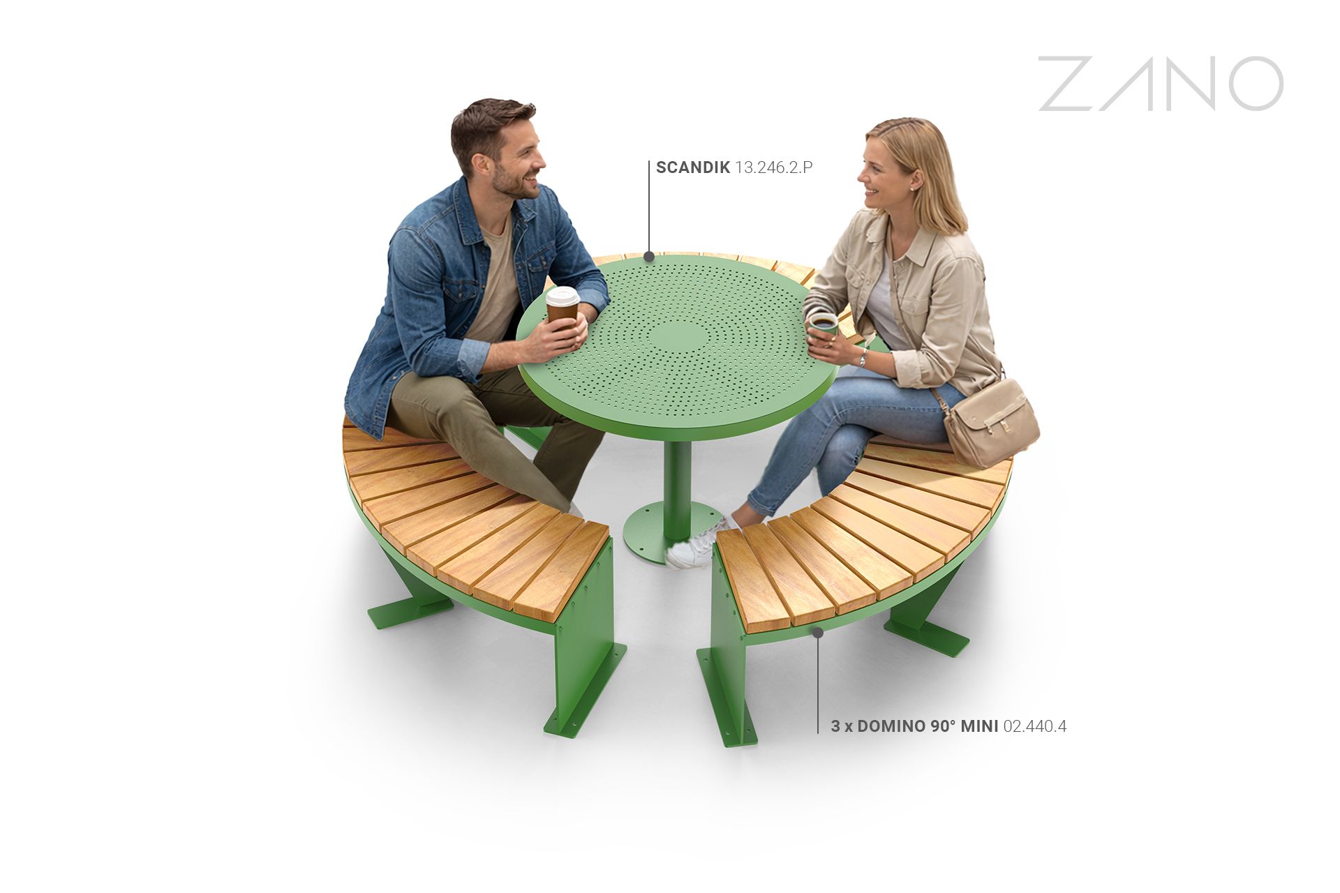 Bănci solide cu masă din oțel vopsit cu lemn exotic Bănci solide cu masă din oțel vopsit cu lemn exotic