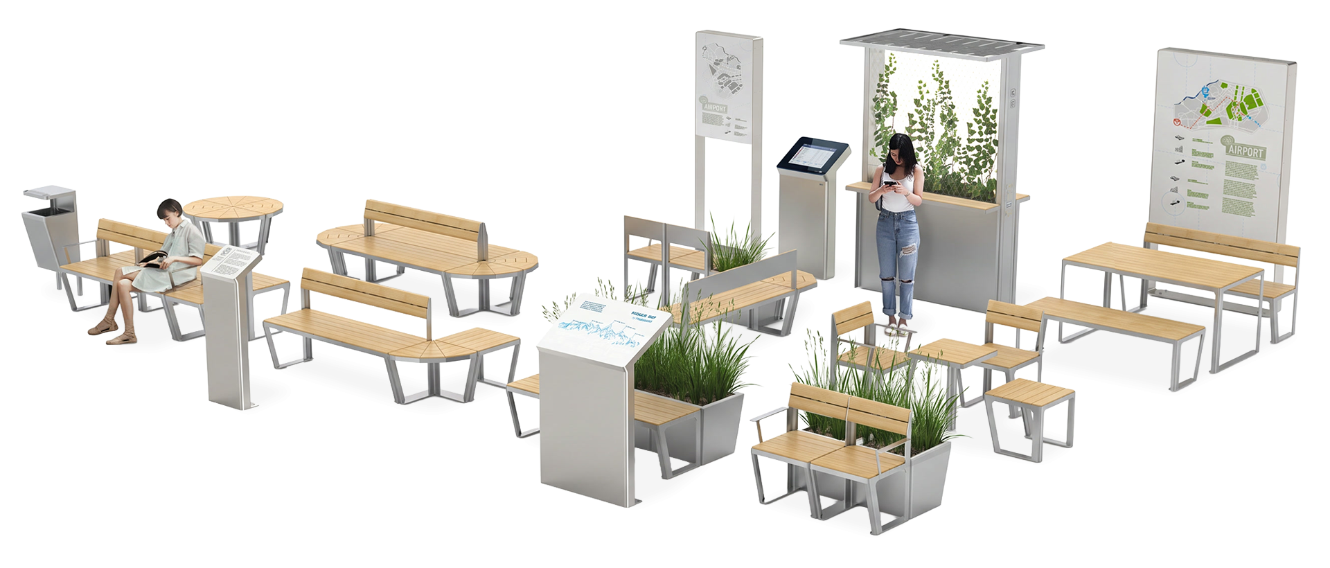 Linia de mobilier urban Scandik