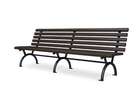 Bancă de parc din metal